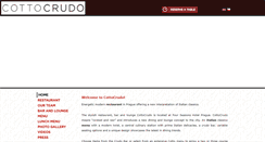 Desktop Screenshot of cottocrudo.cz