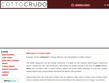 Tablet Screenshot of cottocrudo.cz